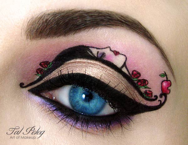 Creative and Unusual Eye Makeup Art by Tal Peleg