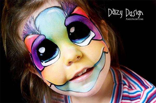 New Zealand-Based Artist Turns Her Kids' Faces Into Fantasy Creatures