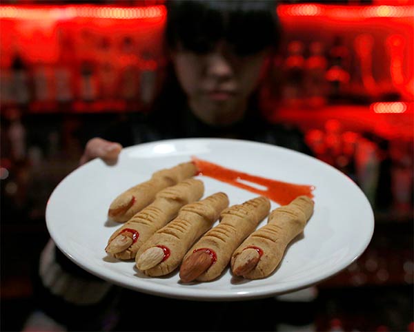 Chopped Fingers-Shaped Cookies