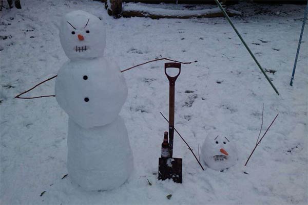 Silly & Creative Snowman