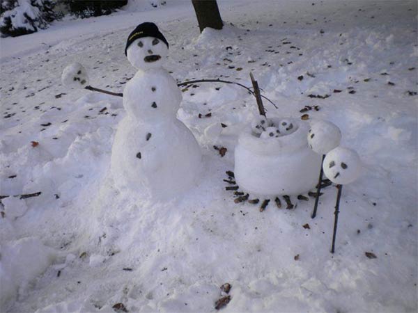 Silly Snowman