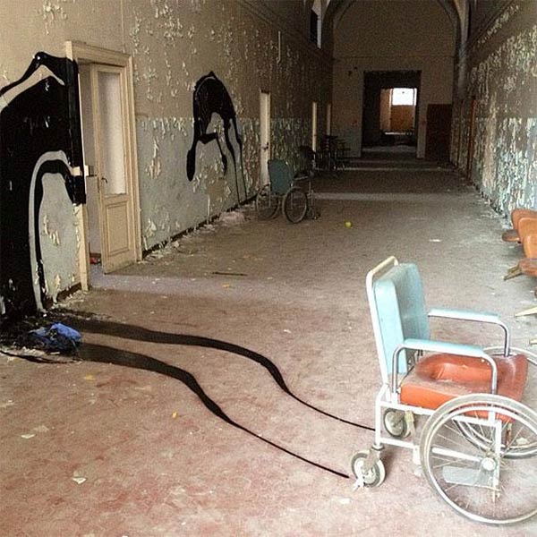 Shadows in Psychiatric Hospital