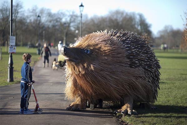 Giant Hedgehog Sculpture