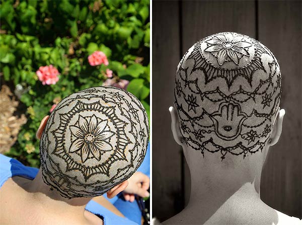 Henna Crowns For Cancer Patients