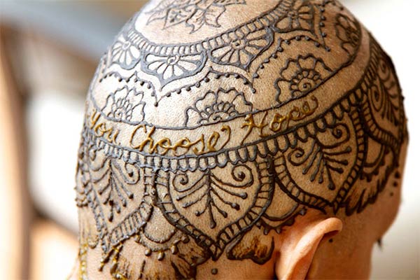 Henna Crowns For Cancer Patients