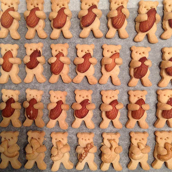 Hugging Bear Cookies