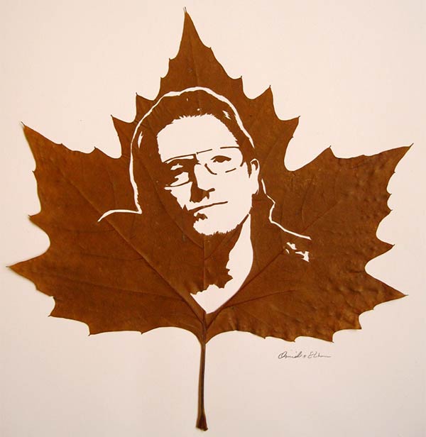 Intricate Leaf Cutting Art by Omid Asadi