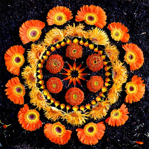 Beautiful Mandalas Made from Nature by Kathy Klein