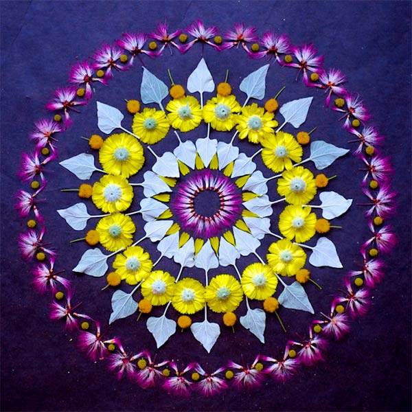 Beautiful Mandalas Made from Nature by Kathy Klein