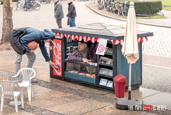 Coca-Cola Builds Adorable Mini Kiosks to Sell Mini Cokes