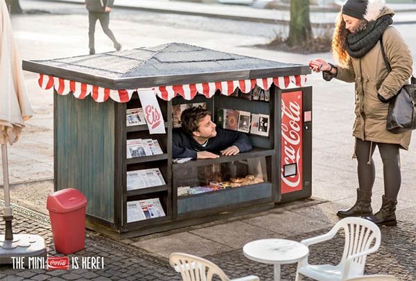 Coca-Cola Builds Adorable Mini Kiosks to Sell Mini Cokes