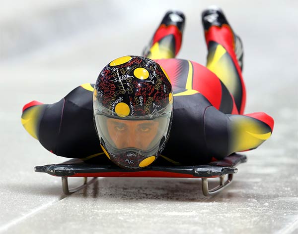 Sochi Olympic Skeleton Helmets