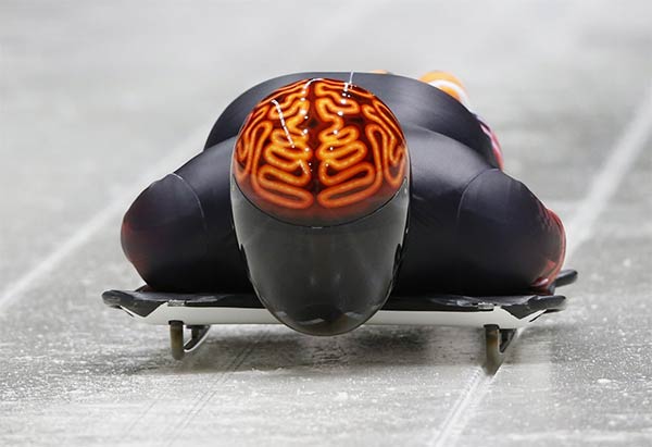 Sochi Olympic Skeleton Helmets