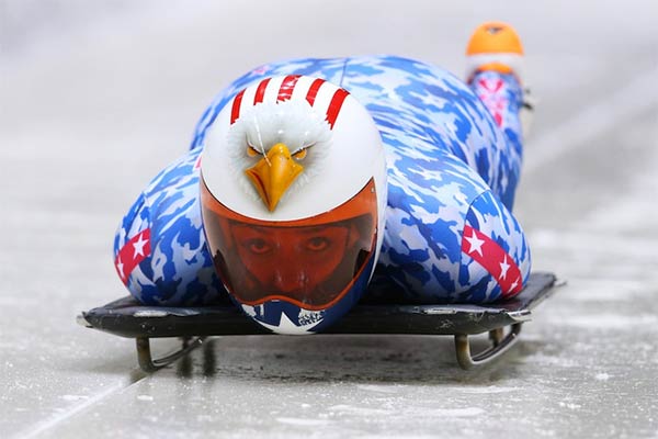 Sochi Olympic Skeleton Helmets
