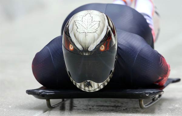 Sochi Olympic Skeleton Helmets