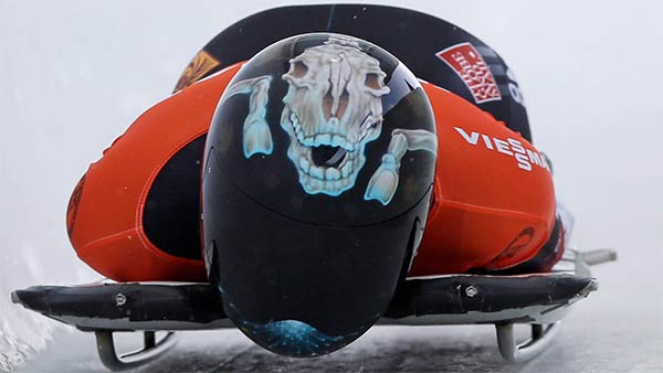 Sochi Olympic Skeleton Helmets