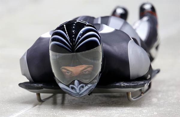 Sochi Olympic Skeleton Helmets