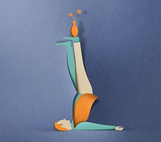 Paper-cut Illustrations by Eiko Ojala