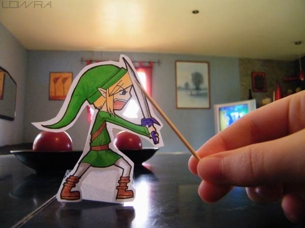 Paper Cut-Out Models of Anime Characters Known As Paper Child