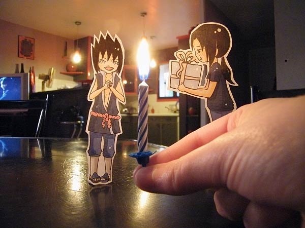 Paper Cut-Out Models of Anime Characters Known As Paper Child