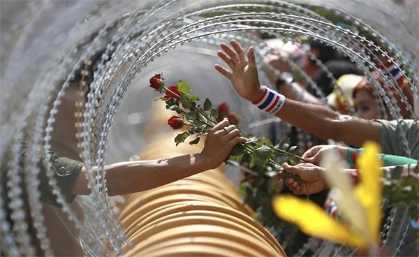 Love Moments During Protests