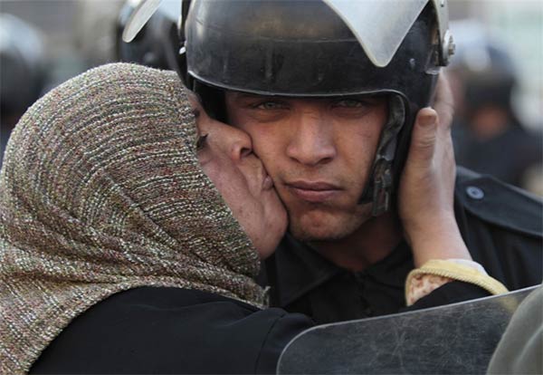 Love Moments During Protests