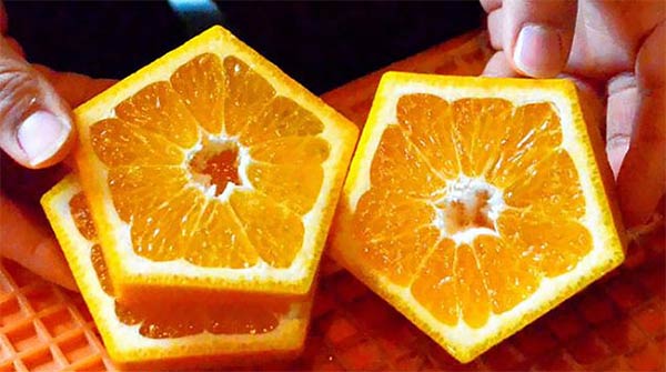 Pentagon-Shaped Oranges