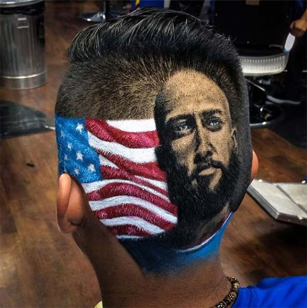 Artist Cuts Hair Into Photo-Realistic Portraits