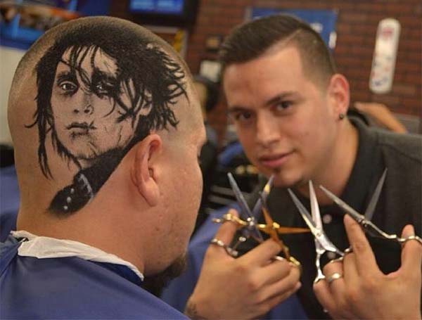 Artist Cuts Hair Into Photo-Realistic Portraits