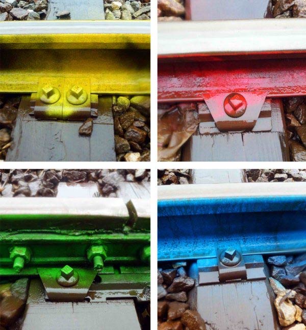 Train Tracks Art
