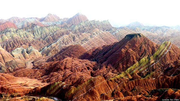 Rainbow Mountain in China