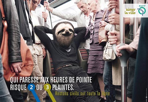 Poster Campaign Against Rude Parisians