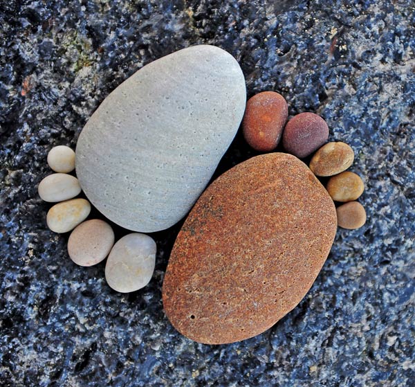 Beautiful Stone Footprints By Iain Blake