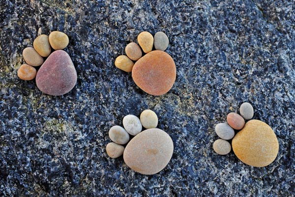 Stone Footprints  by Iain Blake