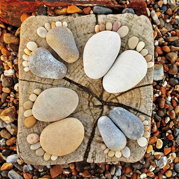 Stone Footprints  by Iain Blake