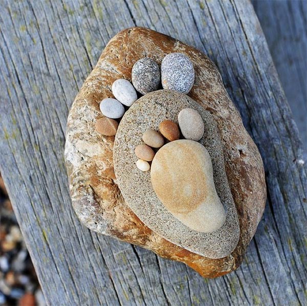 Stone Footprints  by Iain Blake