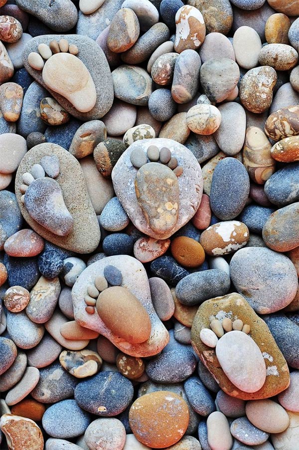 Stone Footprints  by Iain Blake