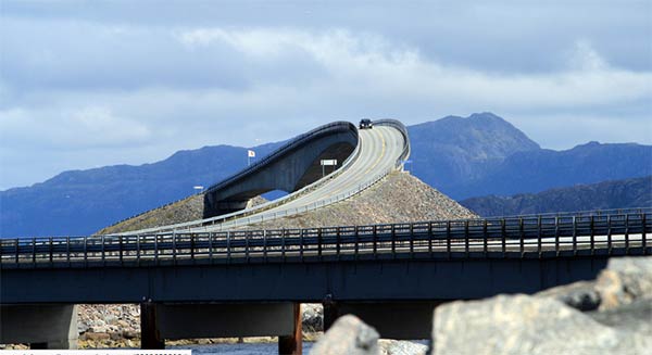 Scary Bridge on The Atlantic Road