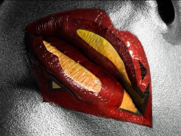 Superhero Lips Makeup