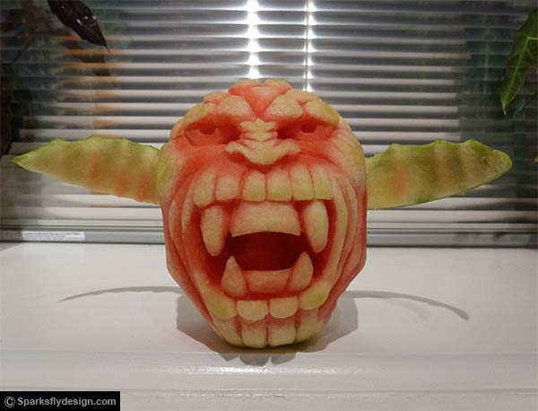 Watermelon Carvings by Clive Cooper