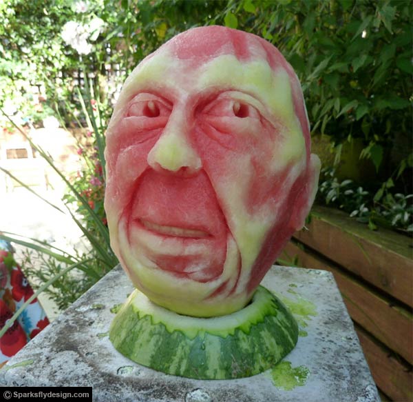 Watermelon Carvings by Clive Cooper