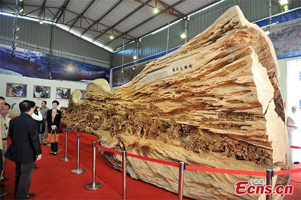Wooden Sculpture by Zheng Chunhui