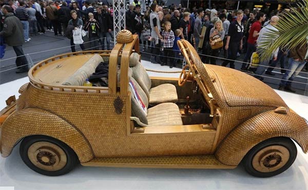 Wooden Volkswagen Beetle