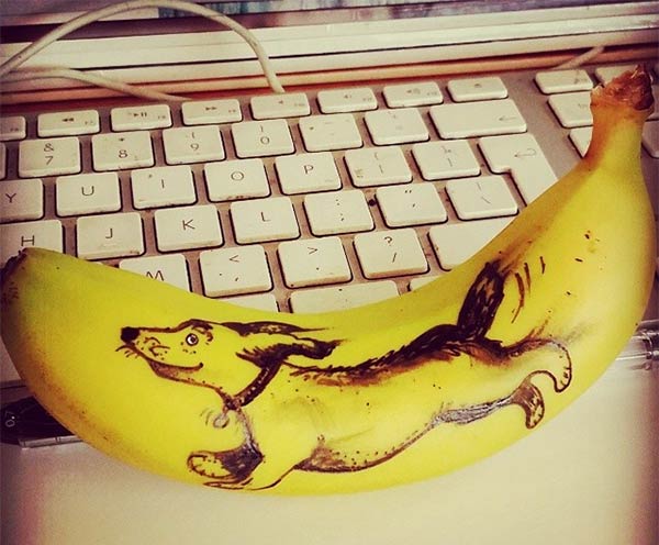 Fun With Fruit - Banana Art Series By Elisa Roche