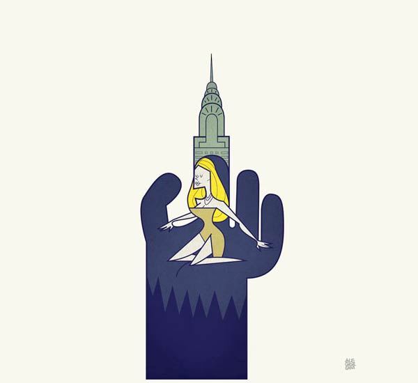 Famous Couples Illustrated By Ale Giorgini