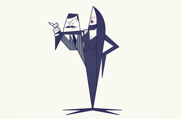 Famous Couples Illustrated By Ale Giorgini