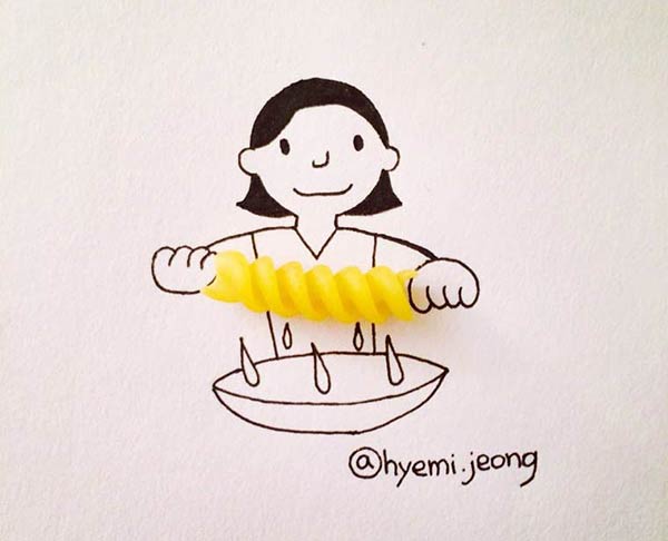 Illustrations From Everyday Objects by Hyemi Jeong