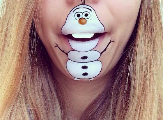 Funny Lip Art Creations By Laura Jenkinson