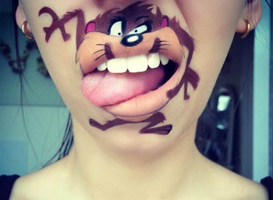 Funny Lip Art Creations By Laura Jenkinson