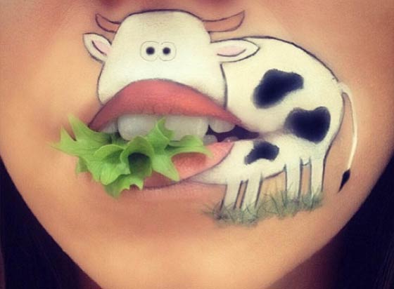 Funny Lip Art Creations By Laura Jenkinson